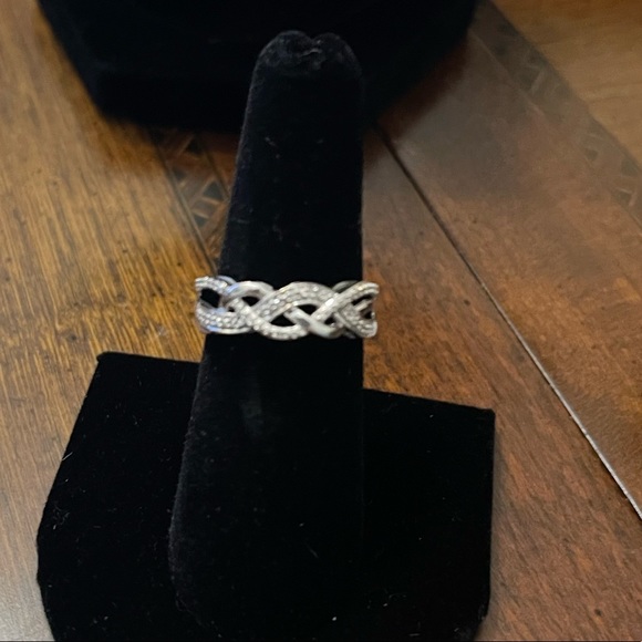 Sterling Silver Fashion Ring Size 7 - Picture 4 of 6